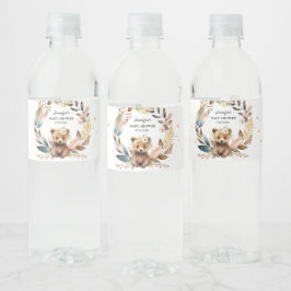 Beer Thema Genderneutraal Baby shower Waterfles Etiket