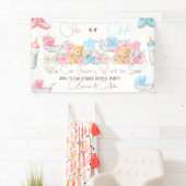 Beer thema Geslacht onthullen partij welkom Spandoek (Insitu)