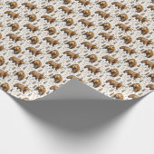 Beer Thema Gift Wrap Wildlife Animals Cadeaupapier (Hoek)