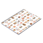 Beer-thema naadloze ontwerp foto Notitieboek (Linkerzijde)