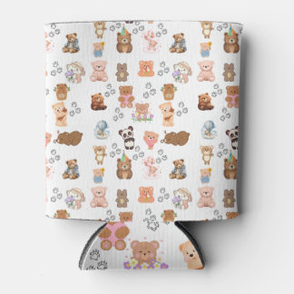 Beer-thema naadloze patroonpatroon Koelbox Blikjeskoeler