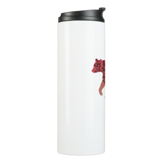 Beer Thermosbeker (Gedraaid links)