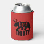 Beer Thirty Koozie/Koelbox | Blokletters Blikjeskoeler (Blikje Voorkant)