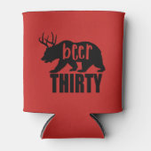 Beer Thirty Koozie/Koelbox | Blokletters Blikjeskoeler (Voorkant)