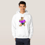 Beer tijdens bedrijf hoodie (Voorkant volledig)