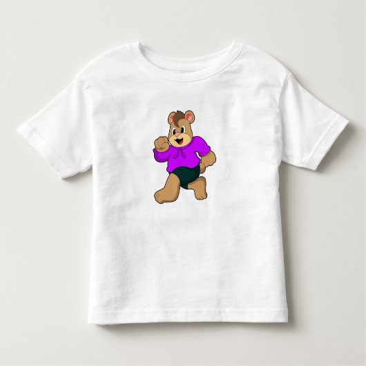 Beer tijdens bedrijf kinder shirts (Voorkant)