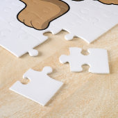 Beer tijdens bedrijf legpuzzel (Zijkant)