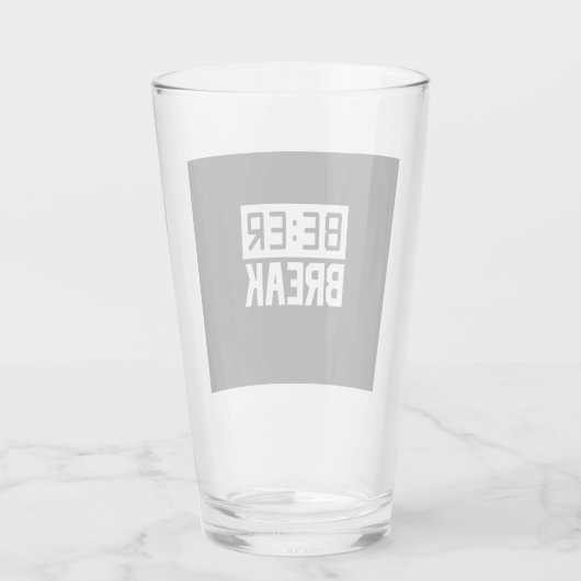 Beer Time Break Glas (Achterkant)