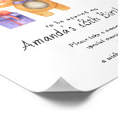 Beer Time Capsule 1e verjaardag genderneutraal Poster (Hoek)