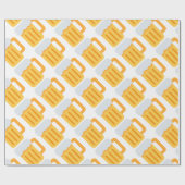 Beer time emoji cadeaupapier (Vlak)