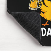 Beer Time Madafakas Funny Meme Duck With Beer Chic Muismat (Hoek)