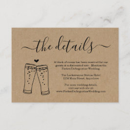 Beer Toast Informatie Details Behuizing Kaart