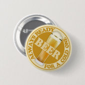 BEER-toets Ronde Button 5,7 Cm (Voorkant /achterkant)