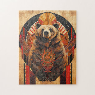 Beer Totem – Kracht in Deco Stijl Legpuzzel