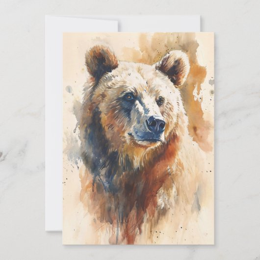 Beer Totem Spirit Animal Betekenis Kaart (Voorkant)