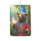 Beer tovenaar met brandstok luchtverfrisser (Voorkant)