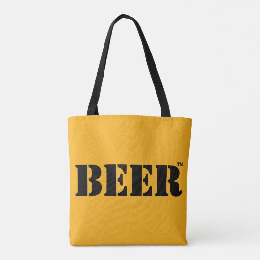 Beer Trademark Tote Bag (Achterkant)