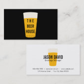 Beer | Traditioneel Visitekaartje (Voorkant / Achterkant)