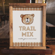 Beer Trail Mix Bar Sign