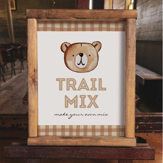 Beer Trail Mix Bar Sign