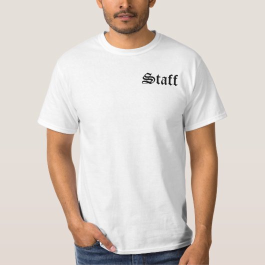 Beer Trap Personeel Shirt (wit) (Voorkant)