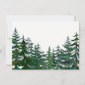 Beer Trees Boy Uitnodiging voor 2e verjaardagsfees (Achterkant)