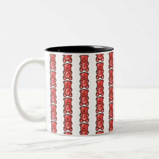 beer tweekleurige koffiemok (Links)
