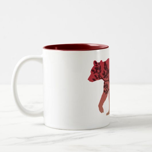 Beer Tweekleurige Koffiemok (Links)