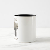 beer tweekleurige koffiemok (Center)