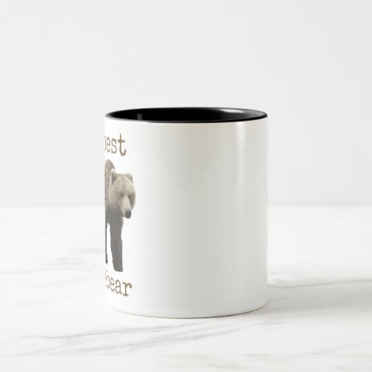 beer tweekleurige koffiemok (Center)