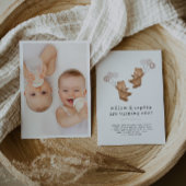 Beer Twin Girls Foto van 1 januari Uitnodiging