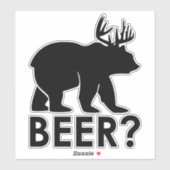 Beer Typography Sticker (Vel)