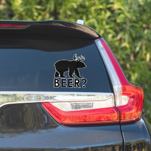 Beer Typography Sticker