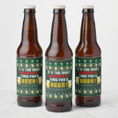 Beer Ugly Holiday Sweater Bier Etiket (Flessen)