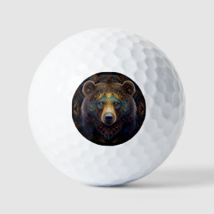 Beer uit stammen golfballen