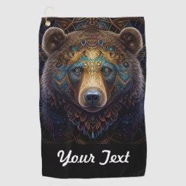 Beer uit stammen golfhanddoek