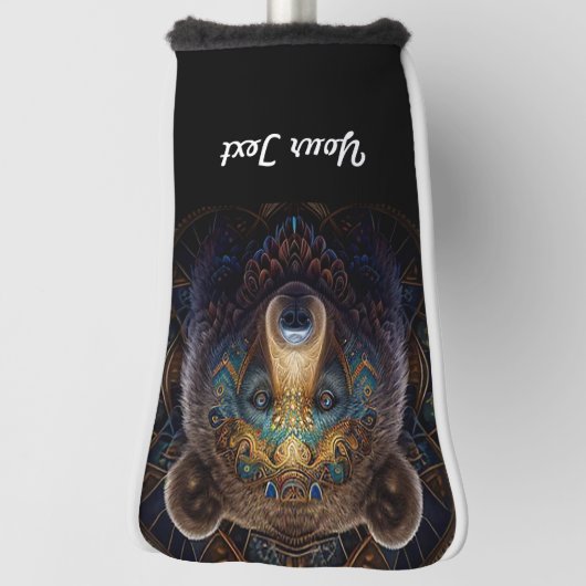 Beer uit stammen golfheadcover (Draai 90)