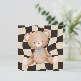 Beer Uitnodiging baby shower op kadaster