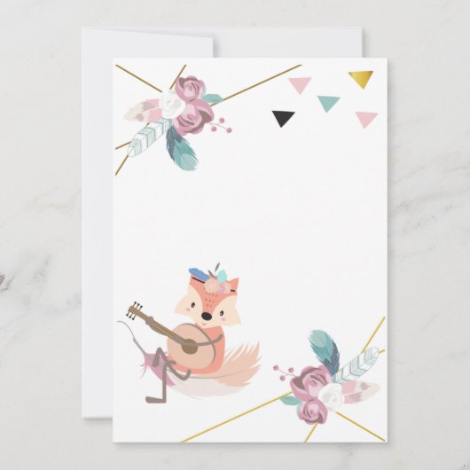 Beer Uitnodiging tot elke gebeurtenis (Achterkant)