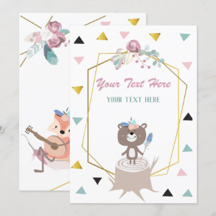 Beer Uitnodiging tot elke gebeurtenis