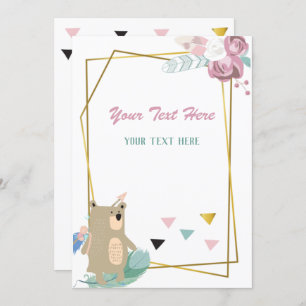 Beer Uitnodiging tot elke gebeurtenis