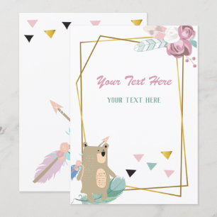 Beer Uitnodiging tot elke gebeurtenis