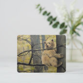 Beer Uitnodigingen Gepersonaliseerd Gediend Beer A (Staand voorkant)