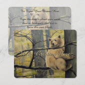 Beer Uitnodigingen Gepersonaliseerd Gediend Beer A (Voorkant / Achterkant)