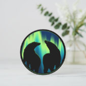 Beer Uitnodigingen Gepersonaliseerde Aurora Beren  (Staand voorkant)