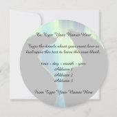 Beer Uitnodigingen Gepersonaliseerde Aurora Beren  (Achterkant)