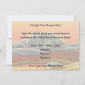 Beer Uitnodigingen Gepersonaliseerde Polaire Beren (Achterkant)