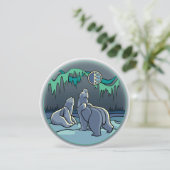 Beer Uitnodigingen Gepersonaliseerde Polaire Beren (Staand voorkant)