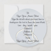 Beer Uitnodigingen Gepersonaliseerde Polaire Beren (Achterkant)