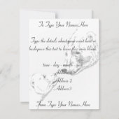 Beer Uitnodigingen Speciaal Polair Beer Kaart (Achterkant)